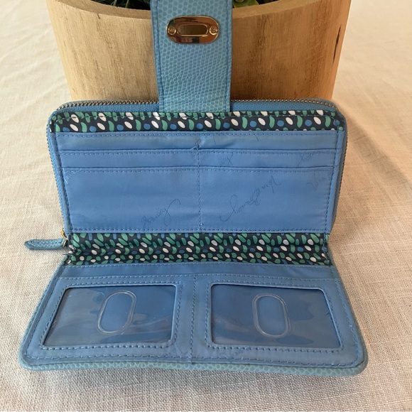 Vera Bradley Sky Blue Wallet - Picture 7 of 9